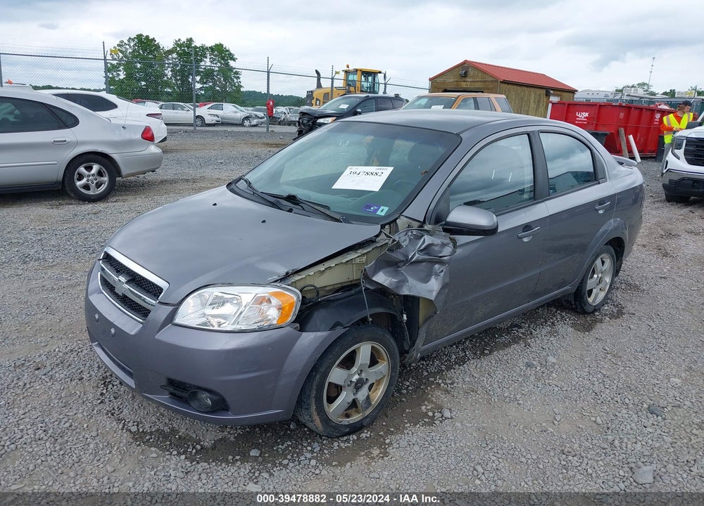 2007 CHEVROLET AVEO LT VIN: KL1TG56627B142163