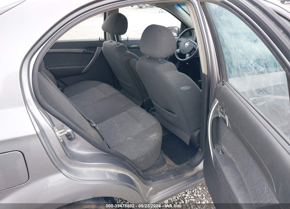 2007 CHEVROLET AVEO LT VIN: KL1TG56627B142163