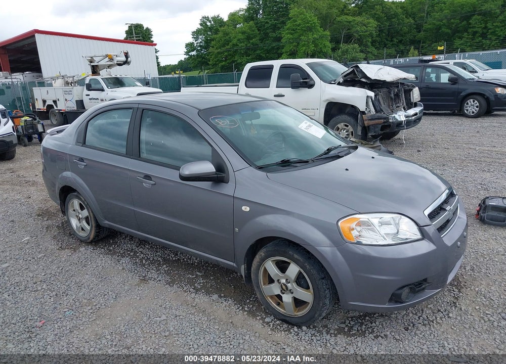 2007 CHEVROLET AVEO LT VIN: KL1TG56627B142163
