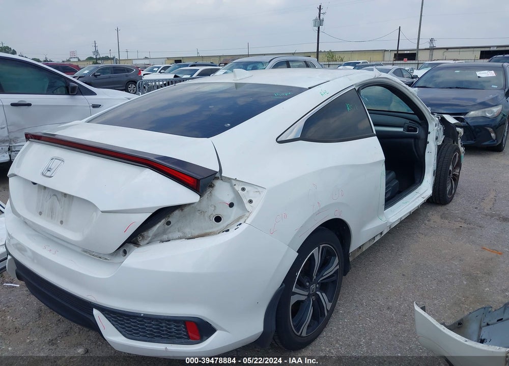 2016 HONDA CIVIC TOURING VIN: 2HGFC3B91GH358648