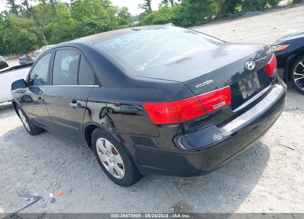 2009 HYUNDAI SONATA GLS VIN: 5NPET46C09H453265