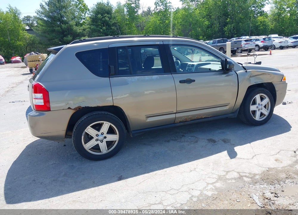 2008 JEEP COMPASS SPORT VIN: 1J8FT47W68D574134