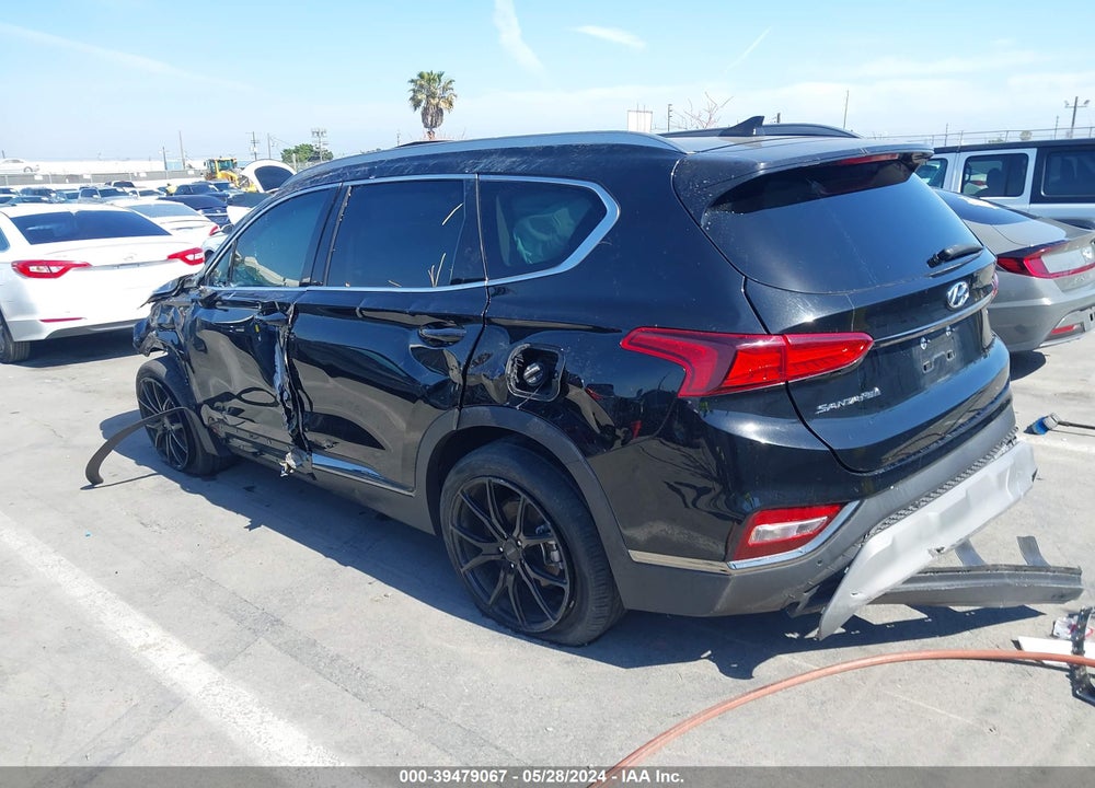 2019 HYUNDAI SANTA FE LIMITED VIN: 5NMS53AD2KH008813