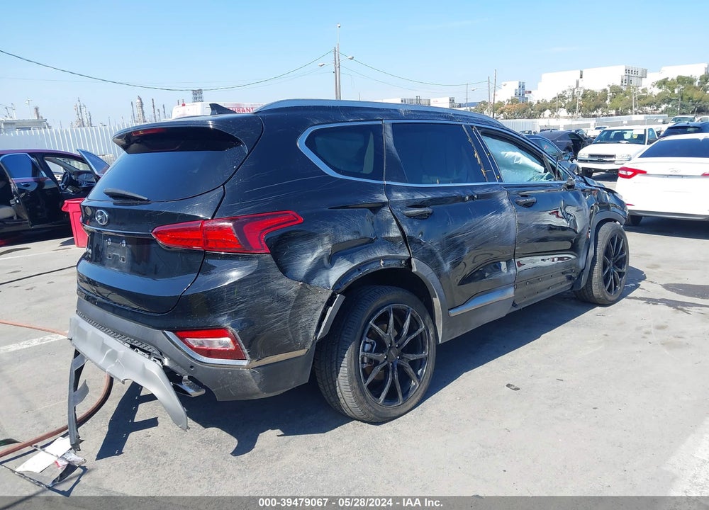 2019 HYUNDAI SANTA FE LIMITED VIN: 5NMS53AD2KH008813