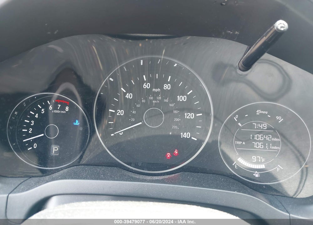 2018 HONDA HR-V LX VIN: 3CZRU5H31JG704058