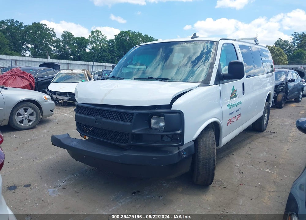 2016 CHEVROLET EXPRESS 2500 WORK VAN VIN: 1GCWGAFF9G1231541