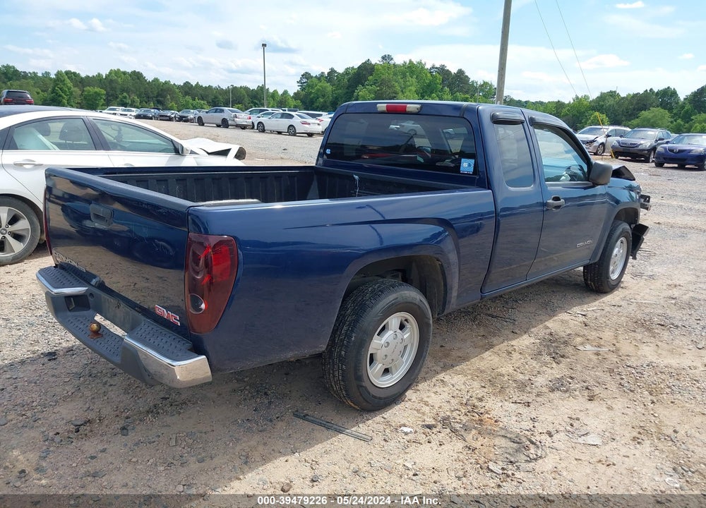 2004 GMC CANYON SLE VIN: 1GTCS196548221847