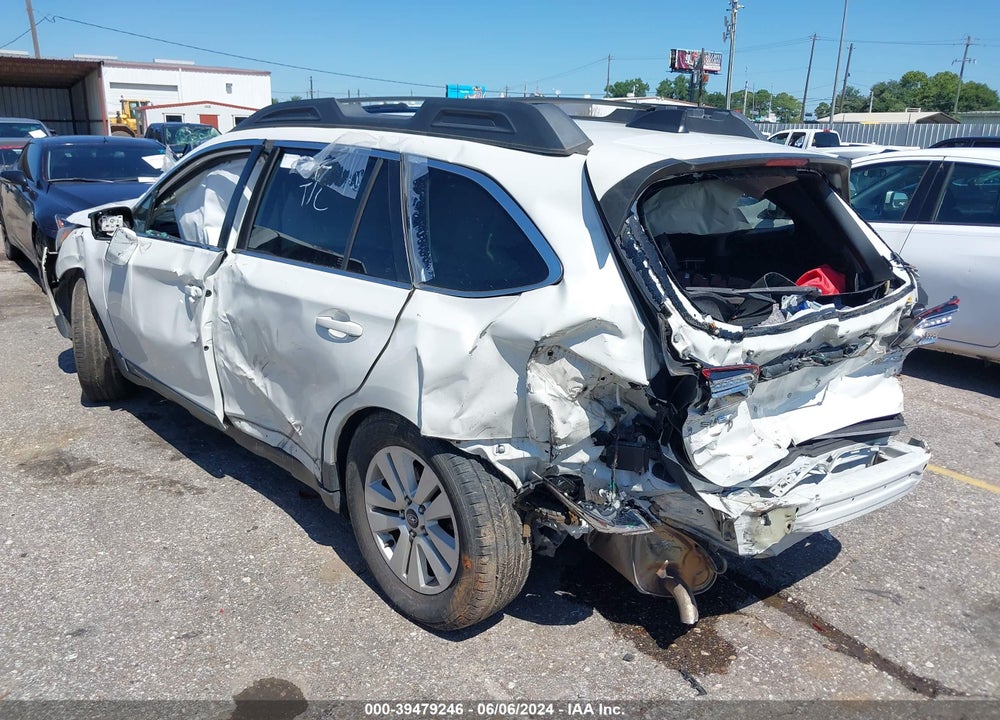 2017 SUBARU OUTBACK 2.5I PREMIUM VIN: 4S4BSAFC8H3219823