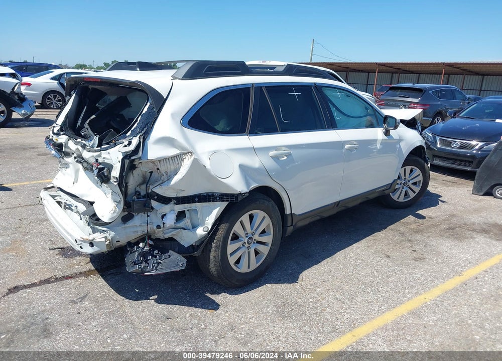 2017 SUBARU OUTBACK 2.5I PREMIUM VIN: 4S4BSAFC8H3219823