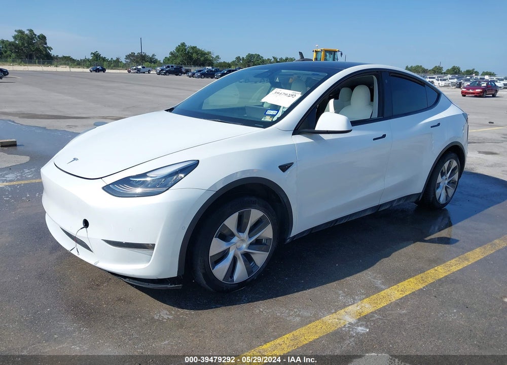 2021 TESLA MODEL Y LONG RANGE DUAL MOTOR ALL-WHEEL DRIVE VIN: 5YJYGDEE5MF299857