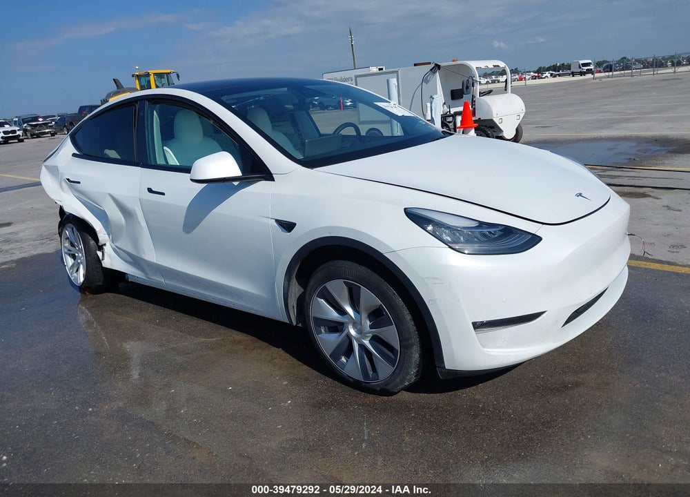 2021 TESLA MODEL Y LONG RANGE DUAL MOTOR ALL-WHEEL DRIVE VIN: 5YJYGDEE5MF299857