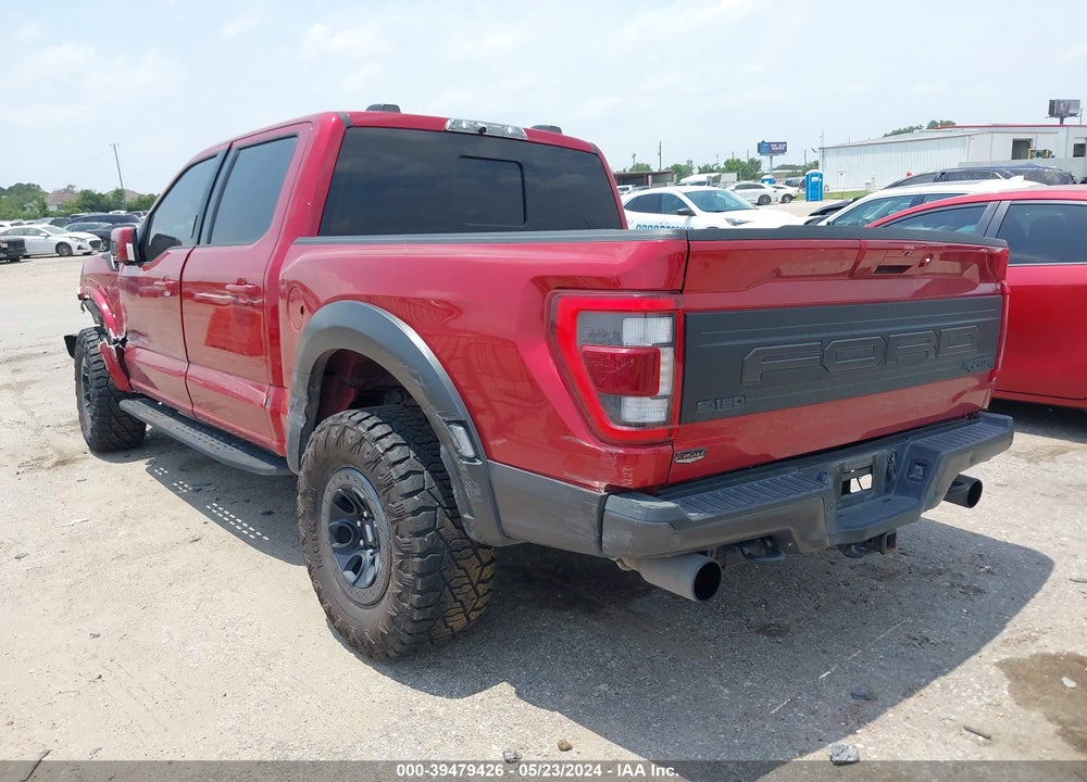 2022 FORD F-150 RAPTOR VIN: 1FTFW1RGXNFA14667