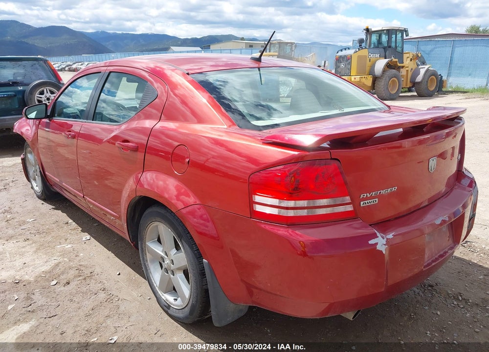 2008 DODGE AVENGER R/T VIN: 1B3LD76M38N694865