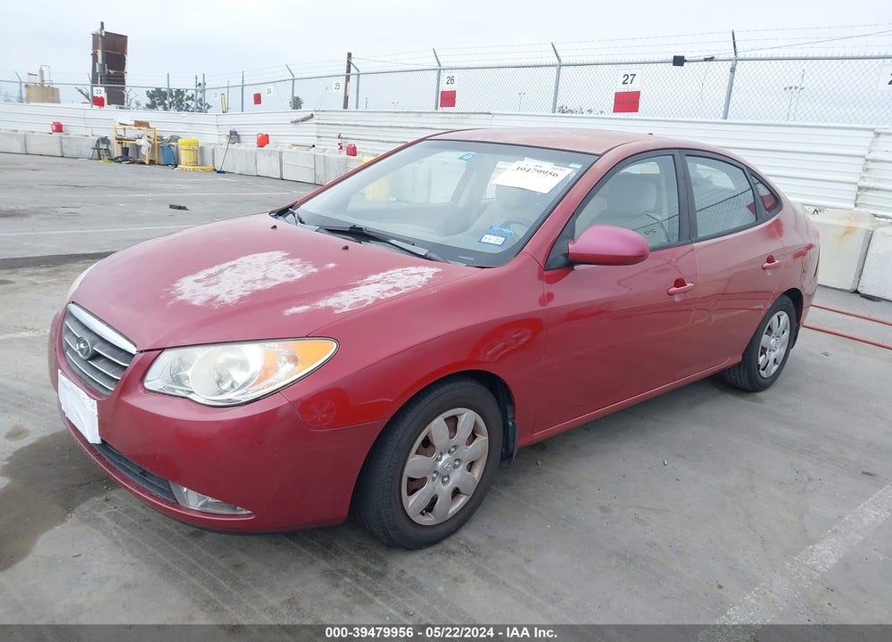 2009 HYUNDAI ELANTRA GLS VIN: KMHDU46D29U685112