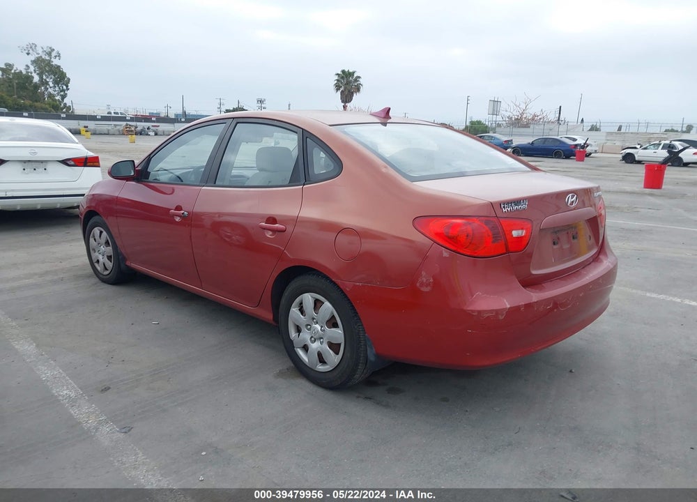 2009 HYUNDAI ELANTRA GLS VIN: KMHDU46D29U685112
