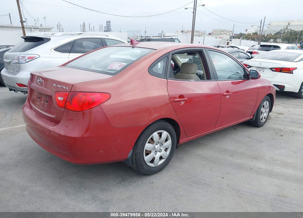 2009 HYUNDAI ELANTRA GLS VIN: KMHDU46D29U685112