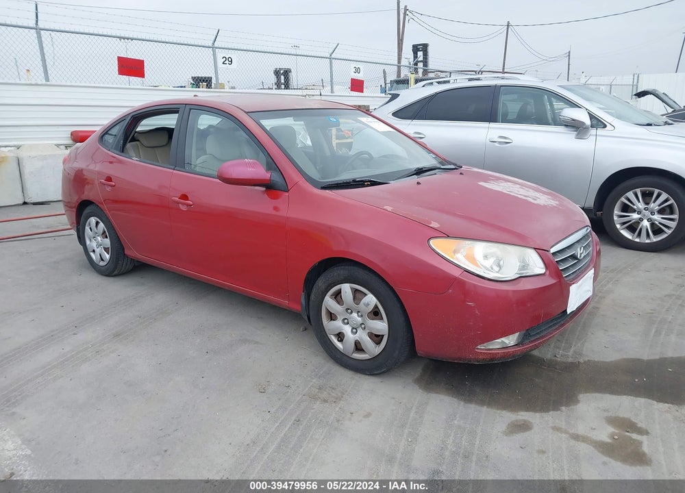 2009 HYUNDAI ELANTRA GLS VIN: KMHDU46D29U685112