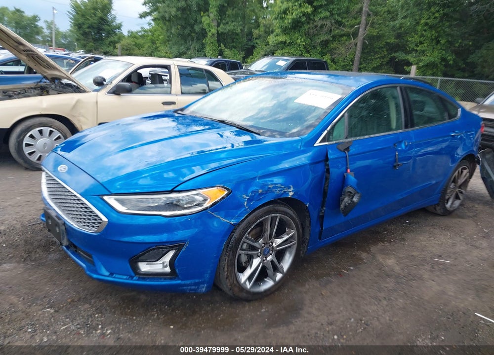 2020 FORD FUSION TITANIUM VIN: 3FA6P0D92LR116163
