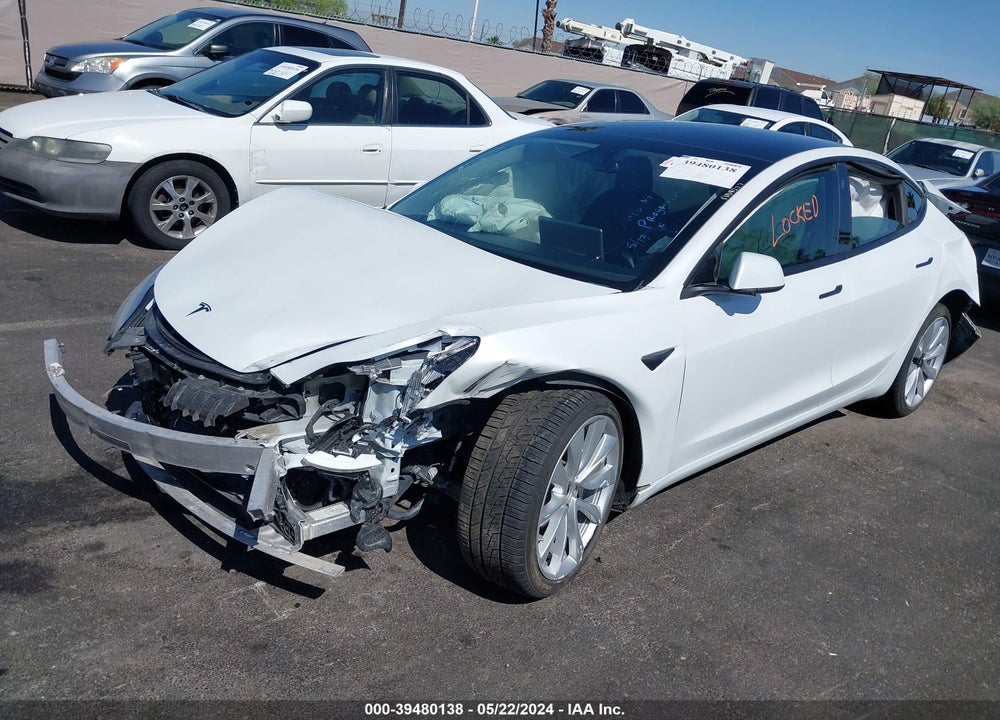 2019 TESLA MODEL 3 LONG RANGE/PERFORMANCE VIN: 5YJ3E1EB1KF530318