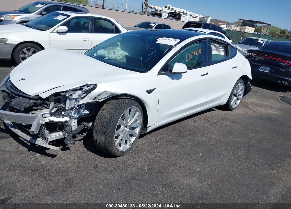 2019 TESLA MODEL 3 LONG RANGE/PERFORMANCE VIN: 5YJ3E1EB1KF530318