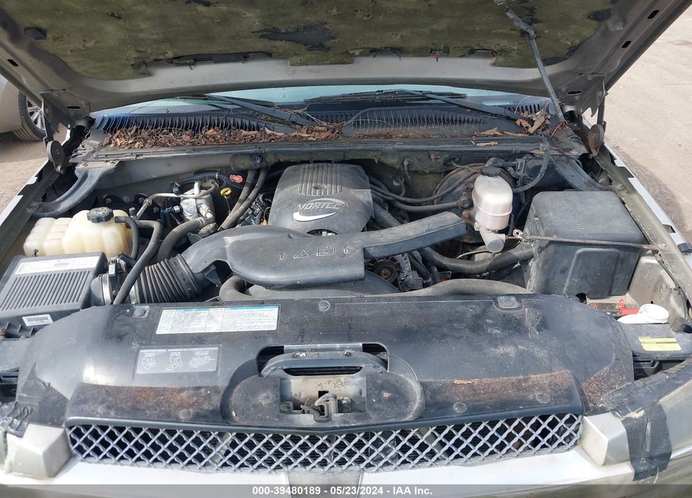 2002 CHEVROLET AVALANCHE 1500 VIN: 3GNEK13T92G177521