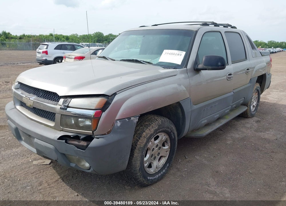 2002 CHEVROLET AVALANCHE 1500 VIN: 3GNEK13T92G177521