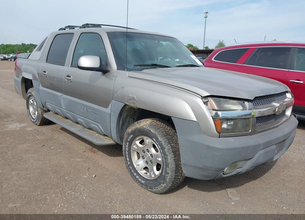 2002 CHEVROLET AVALANCHE 1500 VIN: 3GNEK13T92G177521