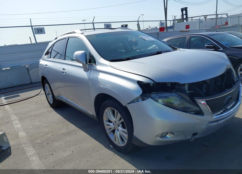 2012 LEXUS RX 450H VIN: JTJBC1BA5C2432259