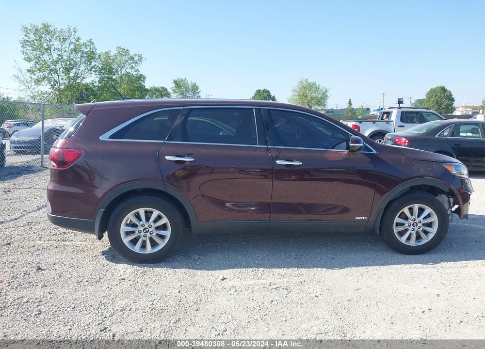 2019 KIA SORENTO 2.4L LX VIN: 5XYPGDA3XKG461018