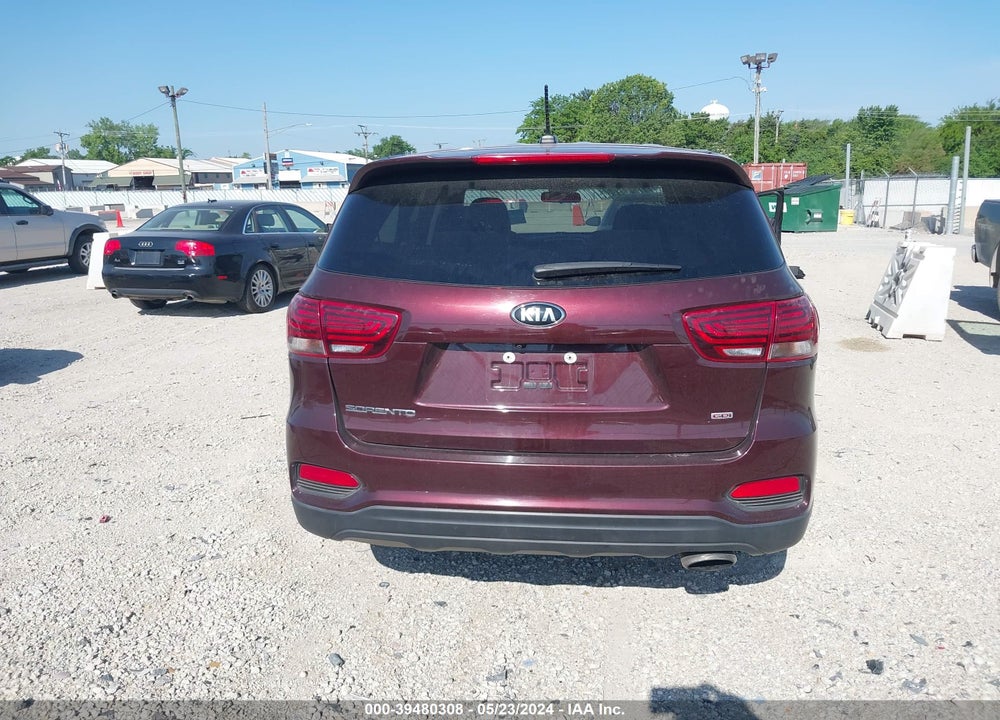 2019 KIA SORENTO 2.4L LX VIN: 5XYPGDA3XKG461018