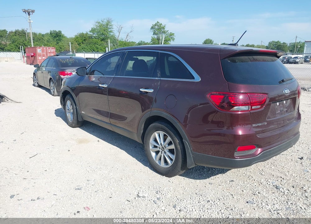 2019 KIA SORENTO 2.4L LX VIN: 5XYPGDA3XKG461018