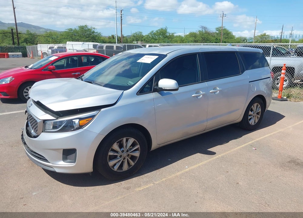 2017 KIA SEDONA L VIN: KNDMA5C1XH6282852
