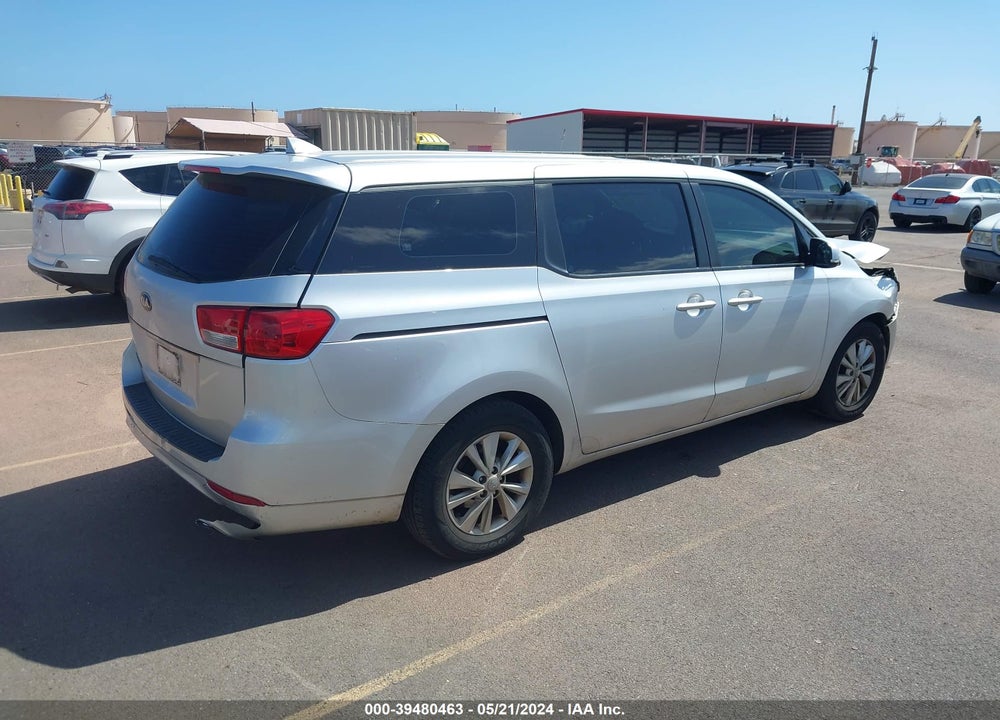 2017 KIA SEDONA L VIN: KNDMA5C1XH6282852