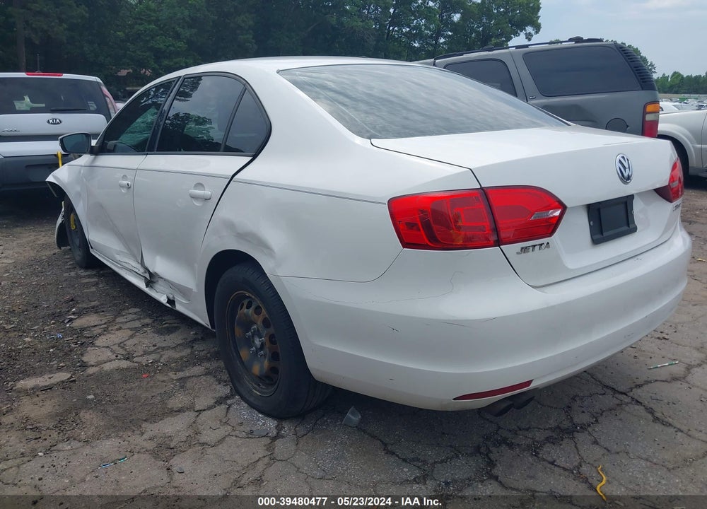 2012 VOLKSWAGEN JETTA 2.5L SE VIN: 3VWDP7AJ5CM332995