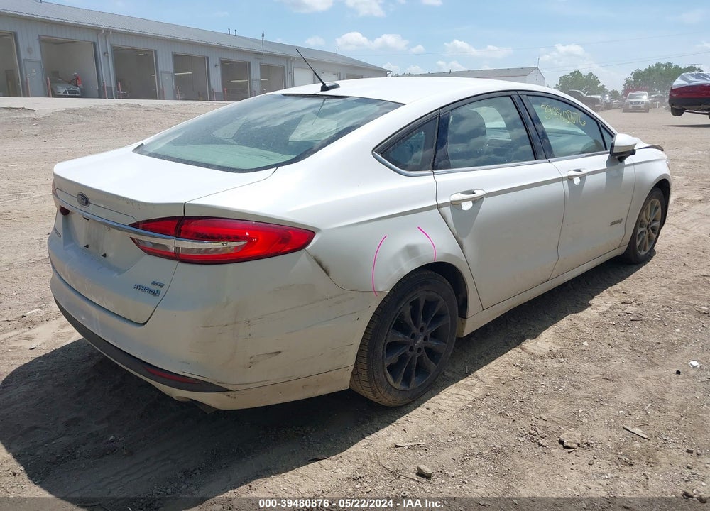 2017 FORD FUSION HYBRID SE VIN: 3FA6P0LU9HR266154