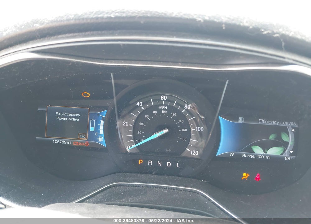 2017 FORD FUSION HYBRID SE VIN: 3FA6P0LU9HR266154