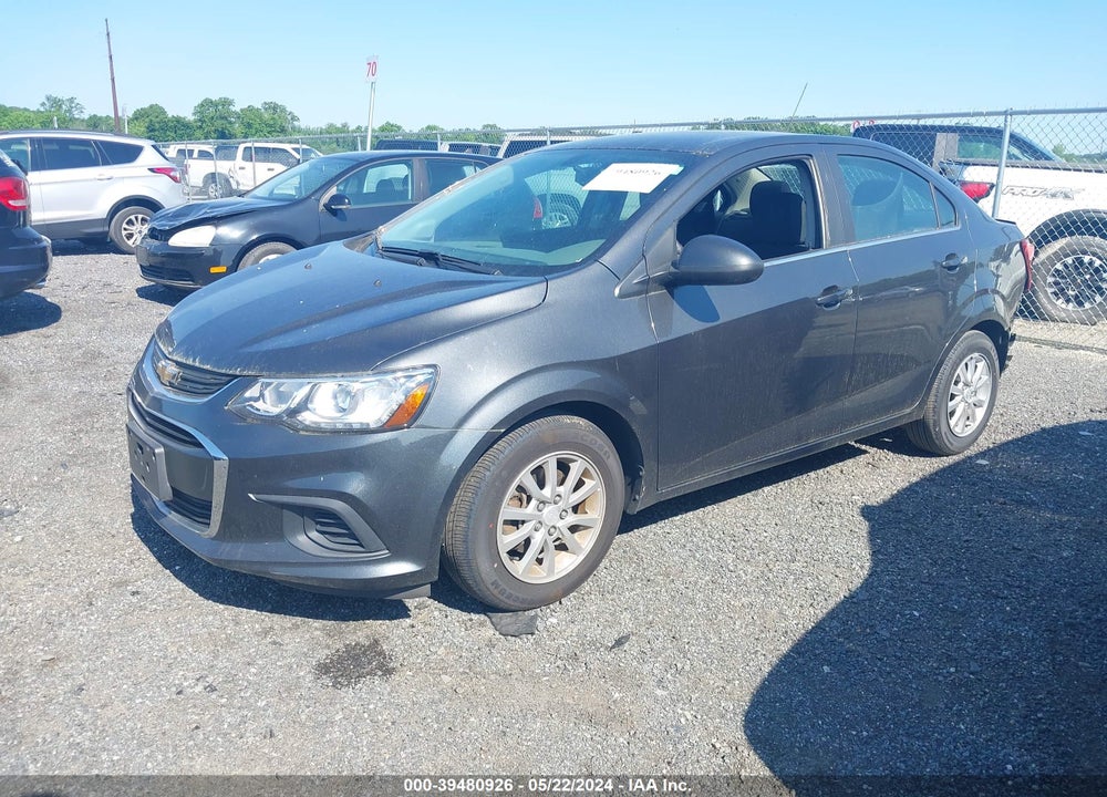 2017 CHEVROLET SONIC LT AUTO VIN: 1G1JD5SH5H4124934