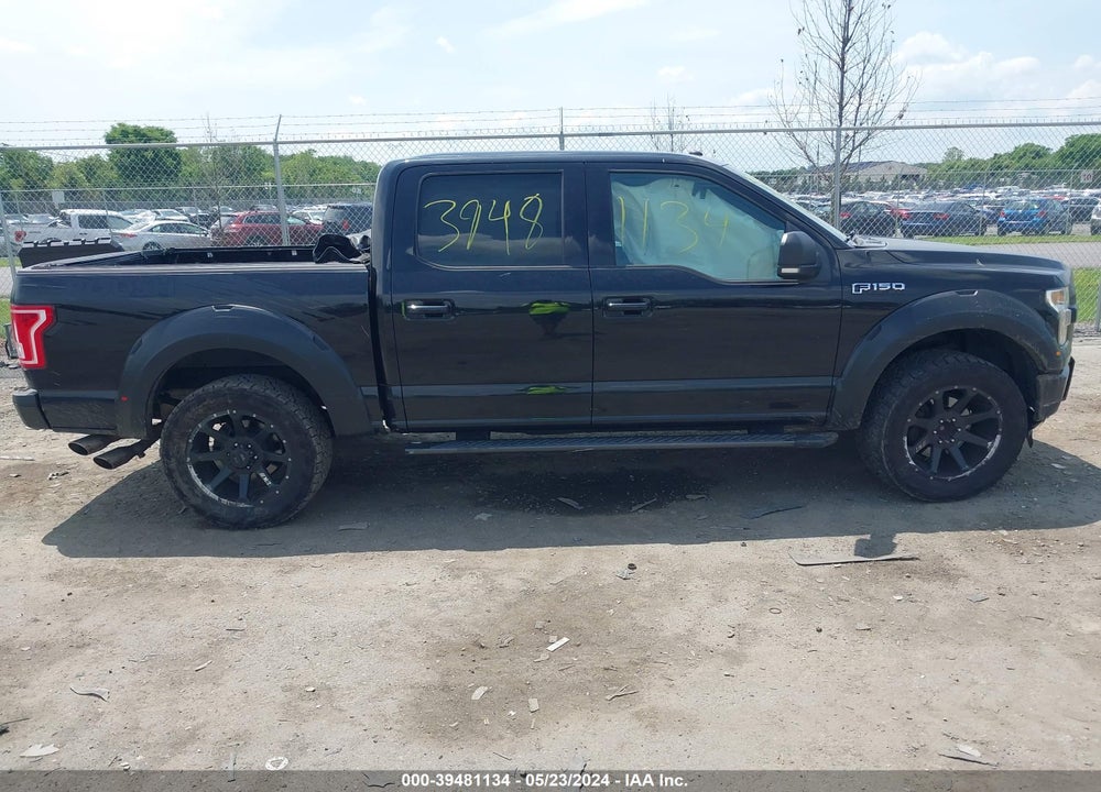 2016 FORD F-150 XLT VIN: 1FTEW1EFXGFB11413