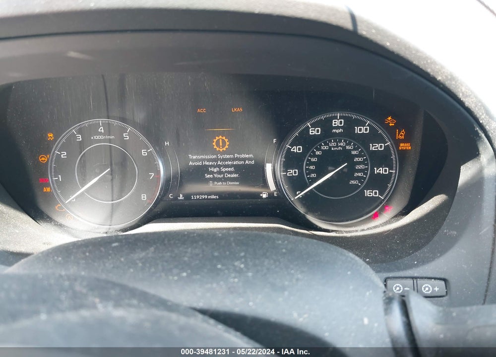 2019 ACURA RDX ADVANCE PACKAGE VIN: 5J8TC2H79KL007307
