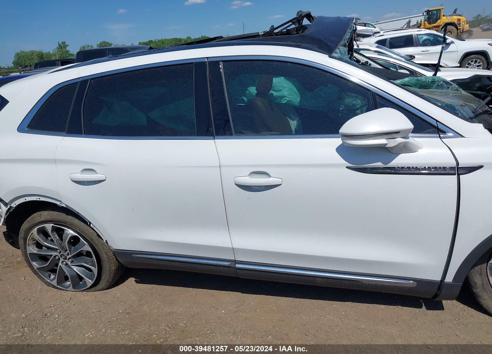2022 LINCOLN NAUTILUS RESERVE VIN: 2LMPJ8K93NBL13572