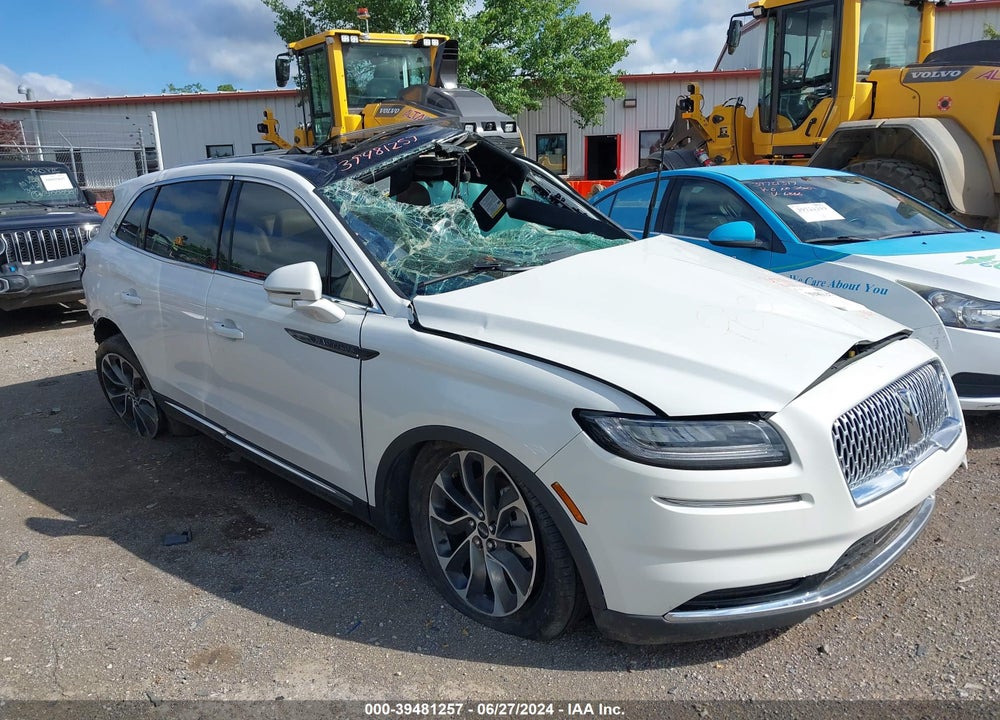 2022 LINCOLN NAUTILUS RESERVE VIN: 2LMPJ8K93NBL13572