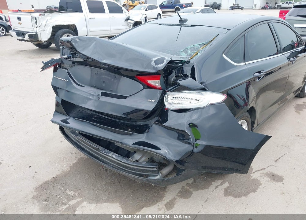 2016 FORD FUSION SE VIN: 3FA6P0H78GR359197