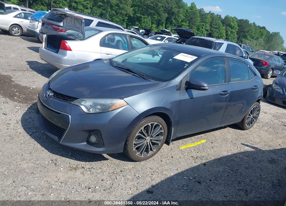 2015 TOYOTA COROLLA S PLUS VIN: 2T1BURHE3FC316363