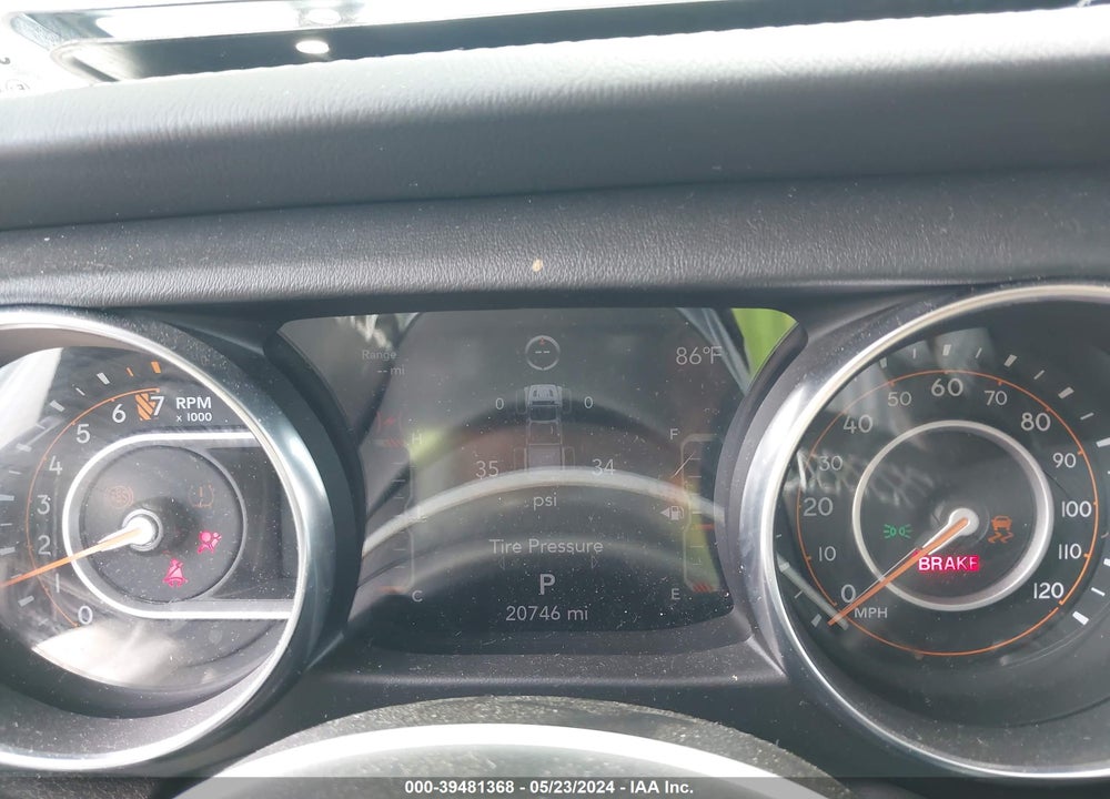 2023 JEEP GLADIATOR OVERLAND 4X4 VIN: 1C6HJTFG3PL552159
