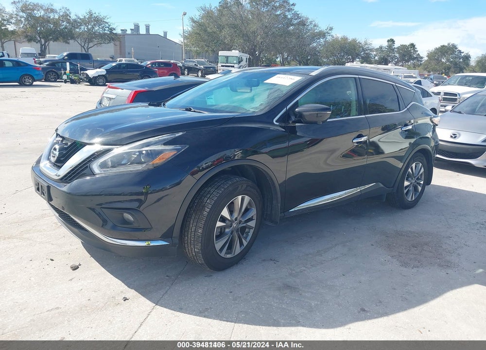 2018 NISSAN MURANO SL VIN: 5N1AZ2MH7JN200024