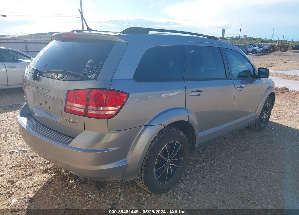 2018 DODGE JOURNEY SE VIN: 3C4PDCAB2JT269402