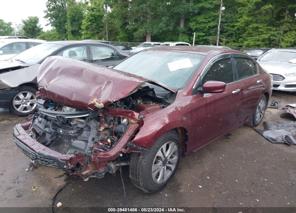 2014 HONDA ACCORD LX VIN: 1HGCR2F36EA122672