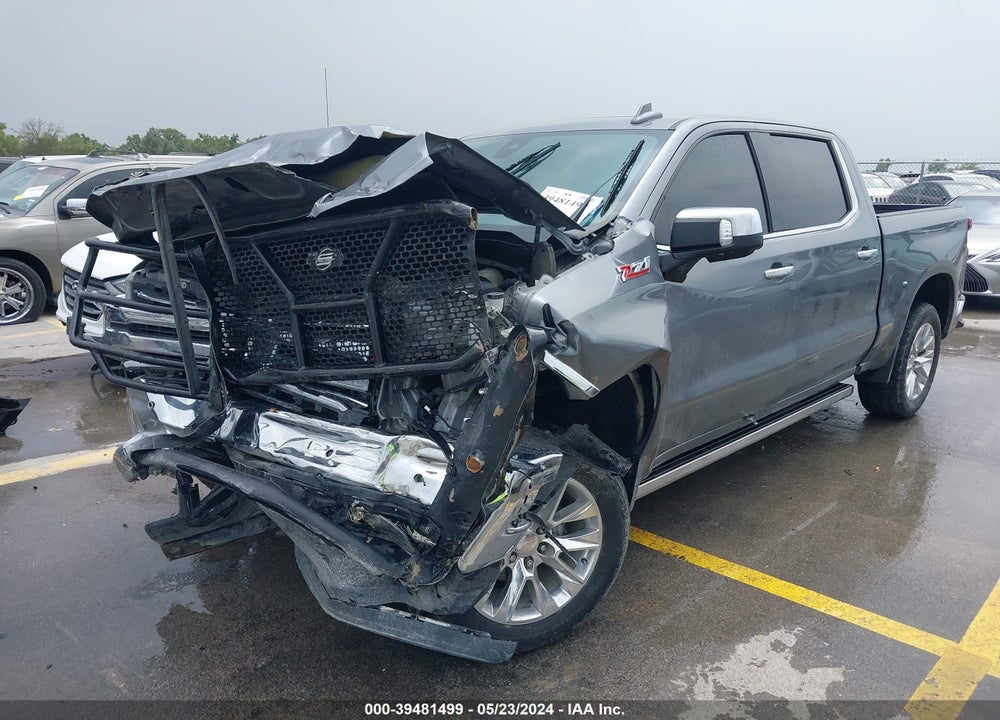 2021 CHEVROLET SILVERADO 1500 4WD SHORT BED LTZ VIN: 3GCUYGEL2MG453043