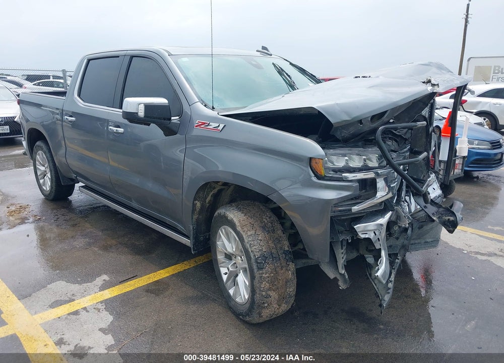 2021 CHEVROLET SILVERADO 1500 4WD SHORT BED LTZ VIN: 3GCUYGEL2MG453043