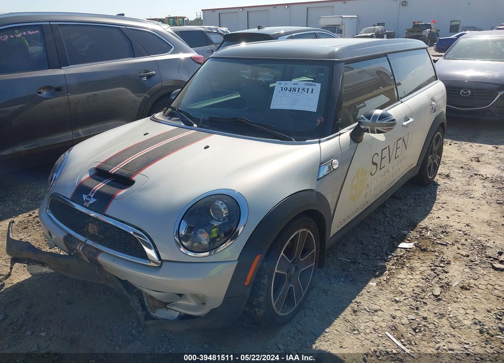 2012 MINI COOPER S CLUBMAN VIN: WMWZG3C59CTY39236